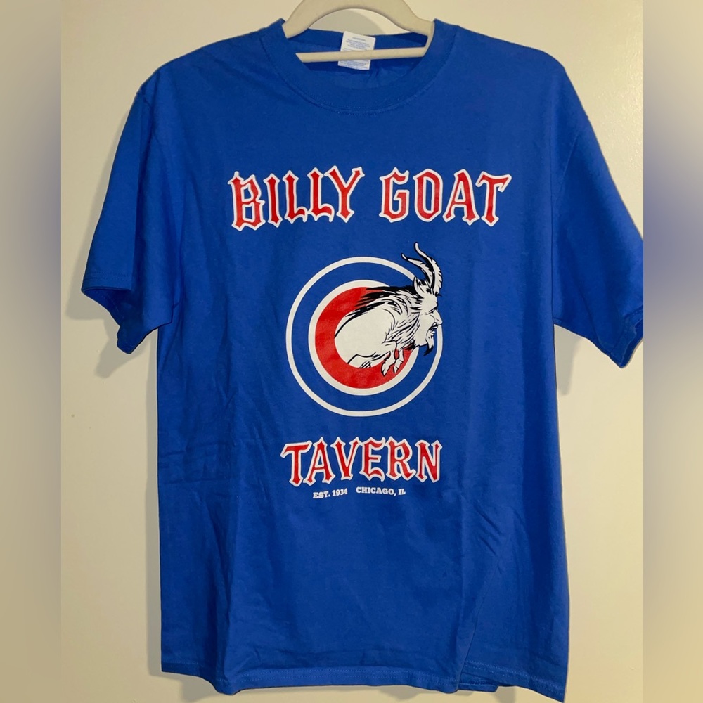 Chicago Cubs Fan Billy Goat Tavern Curse 2016 T-shirt sz Medium
